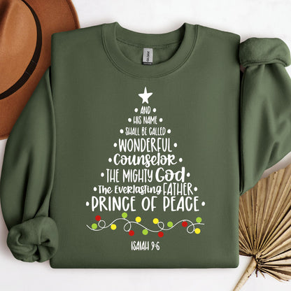 Name Of Jesus Christmas Tree Isaiah 9.6