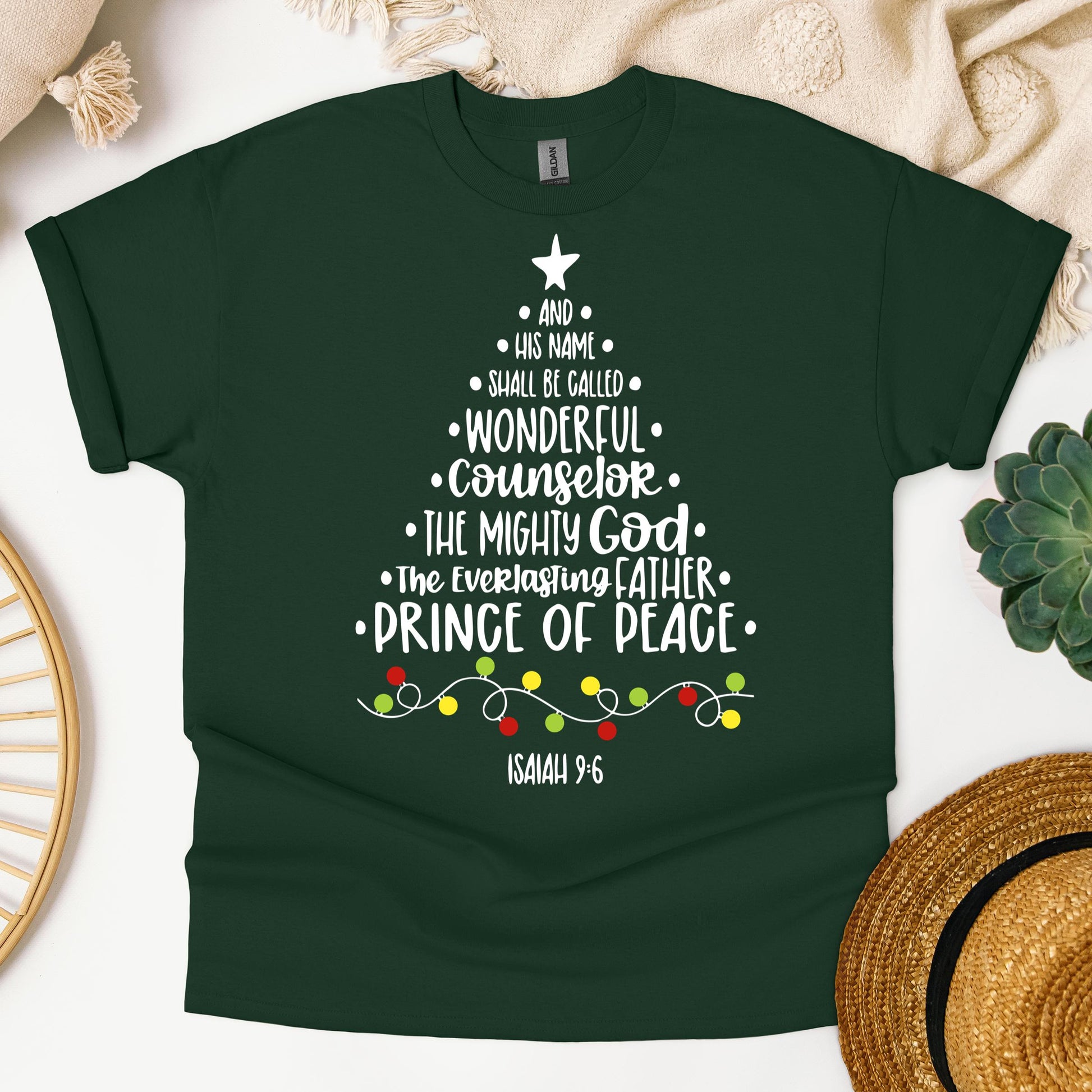 Name Of Jesus Christmas Tree Isaiah 9.6