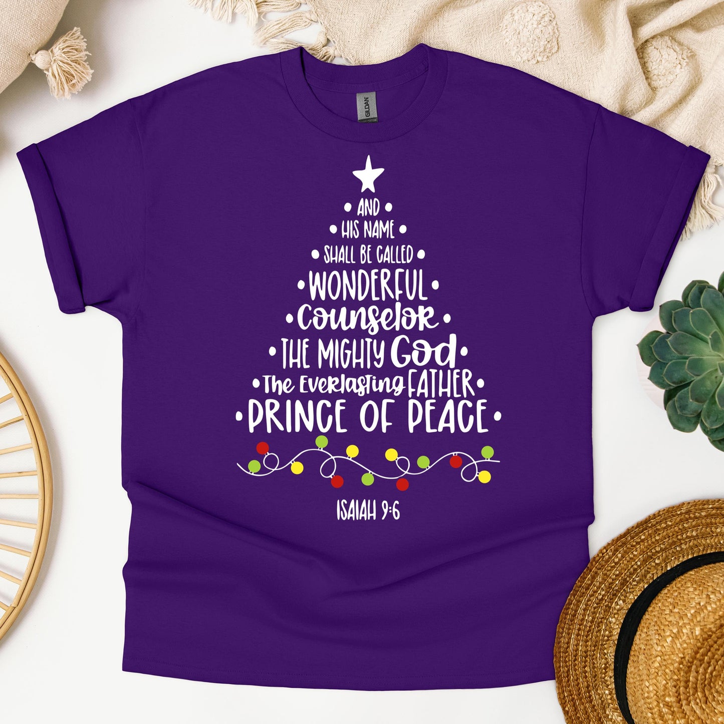 Name Of Jesus Christmas Tree Isaiah 9.6