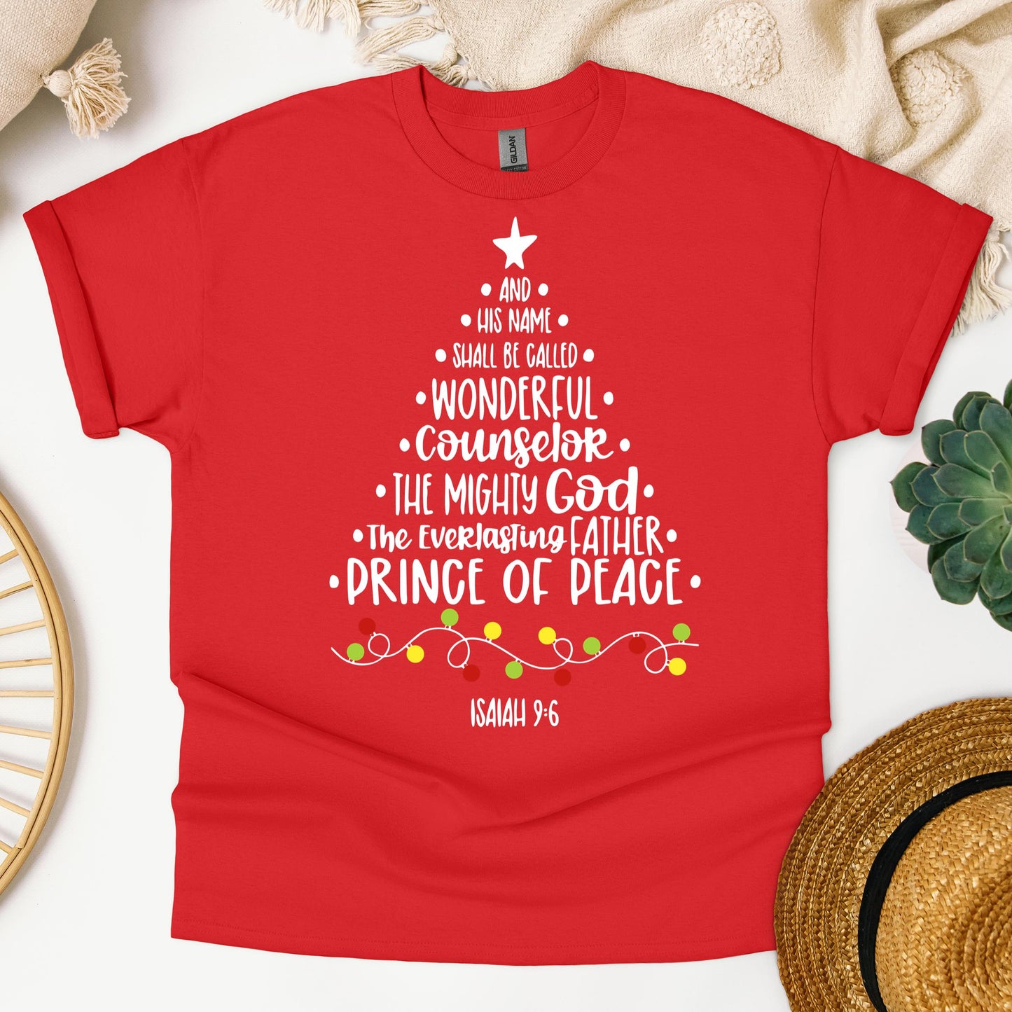 Name Of Jesus Christmas Tree Isaiah 9.6