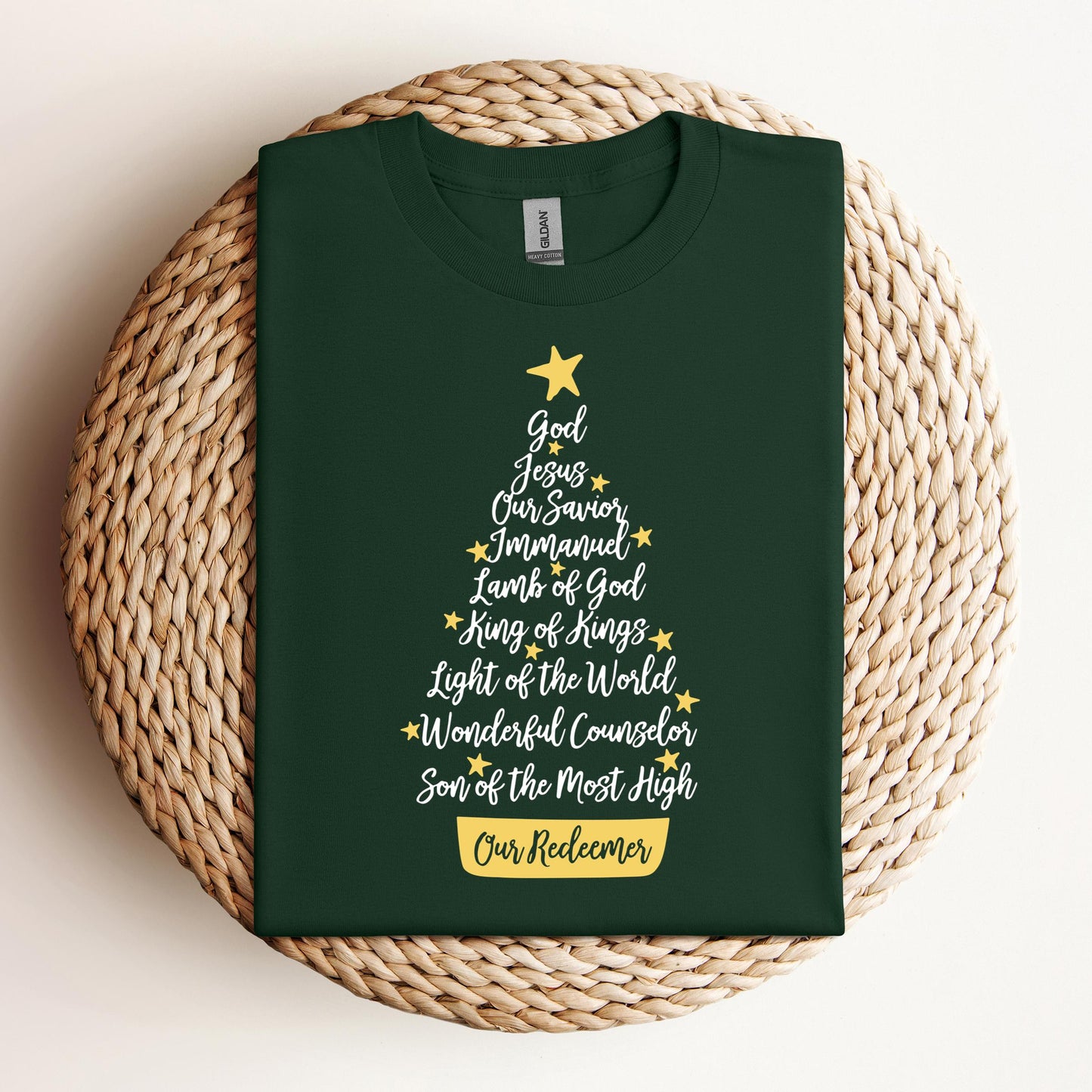 Name Of Jesus Christmas Tree