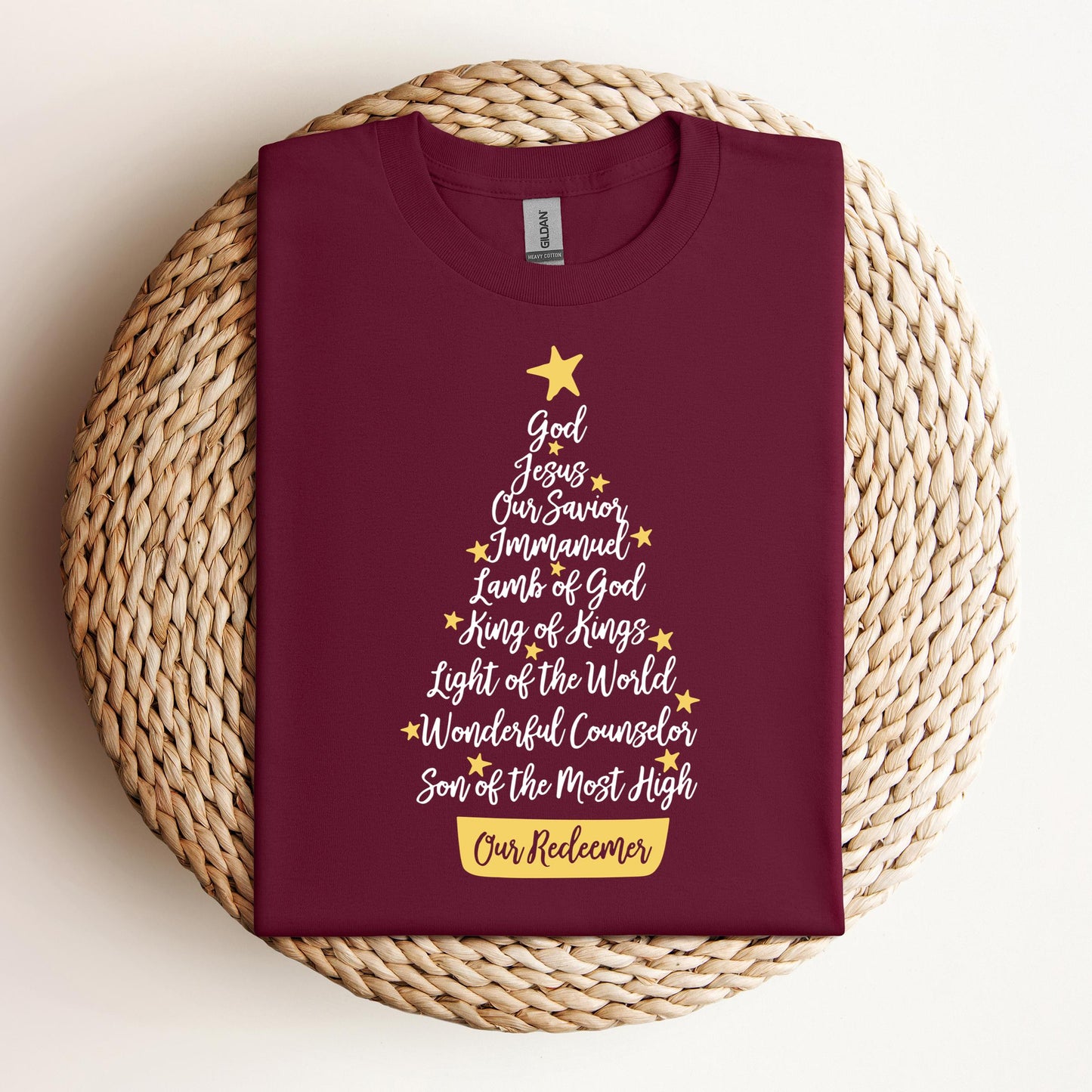 Name Of Jesus Christmas Tree