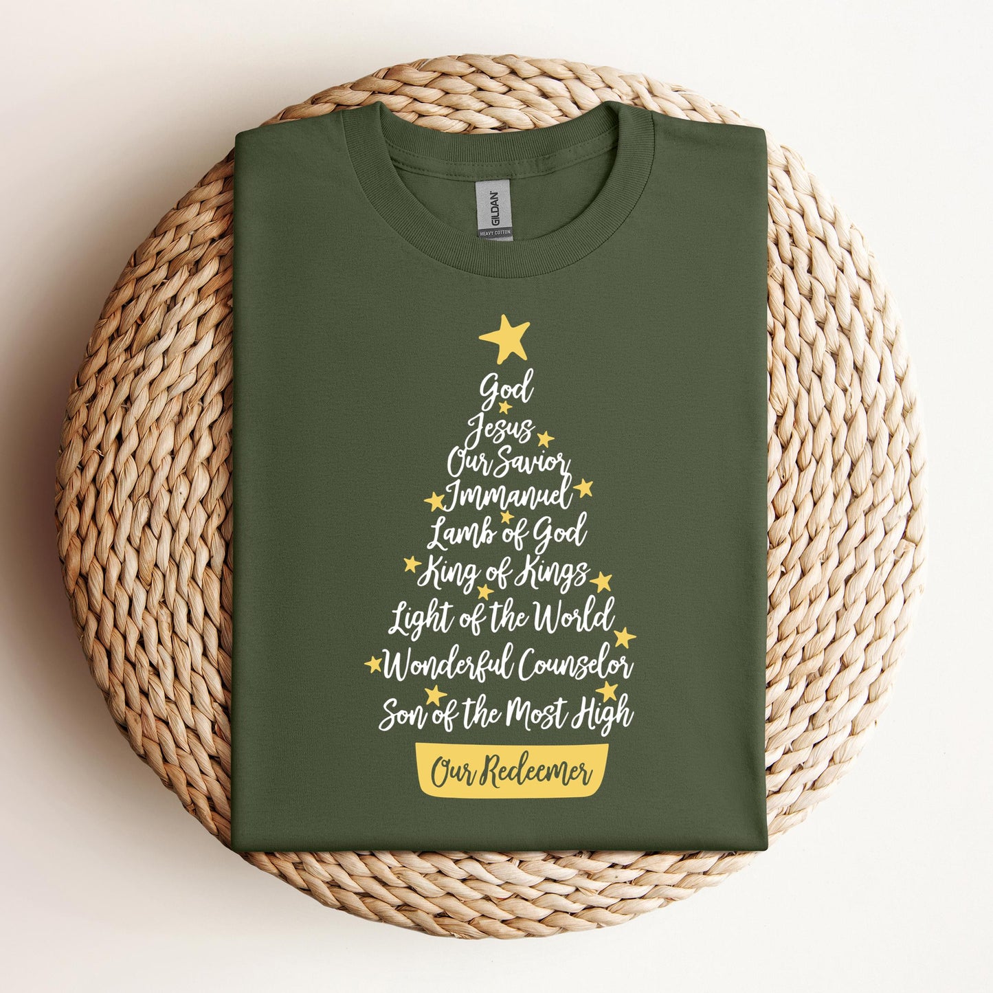 Name Of Jesus Christmas Tree