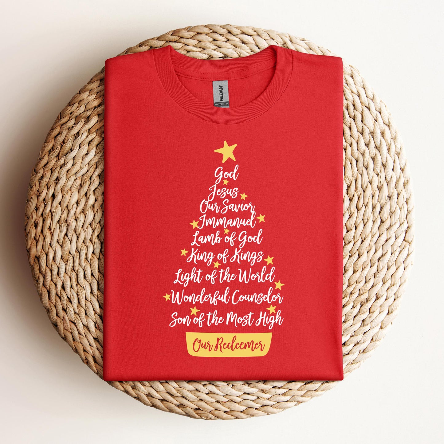 Name Of Jesus Christmas Tree