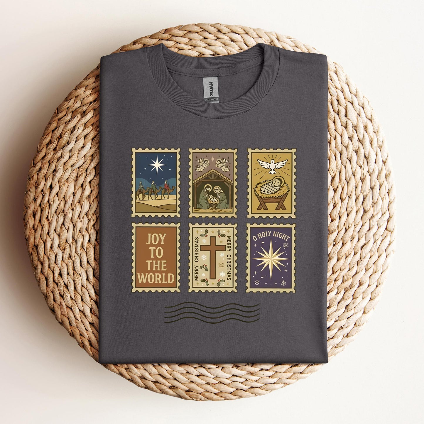 Nativity Christian Postage Stamp