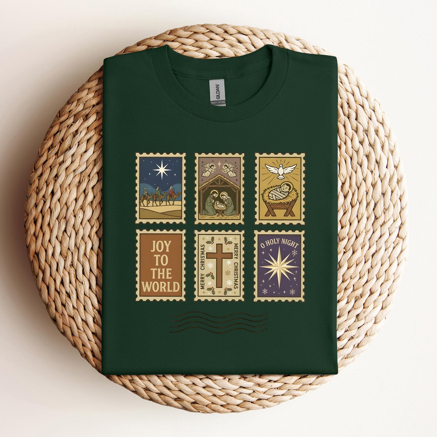 Nativity Christian Postage Stamp
