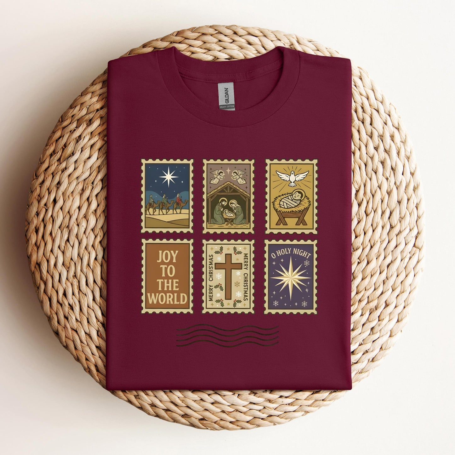 Nativity Christian Postage Stamp