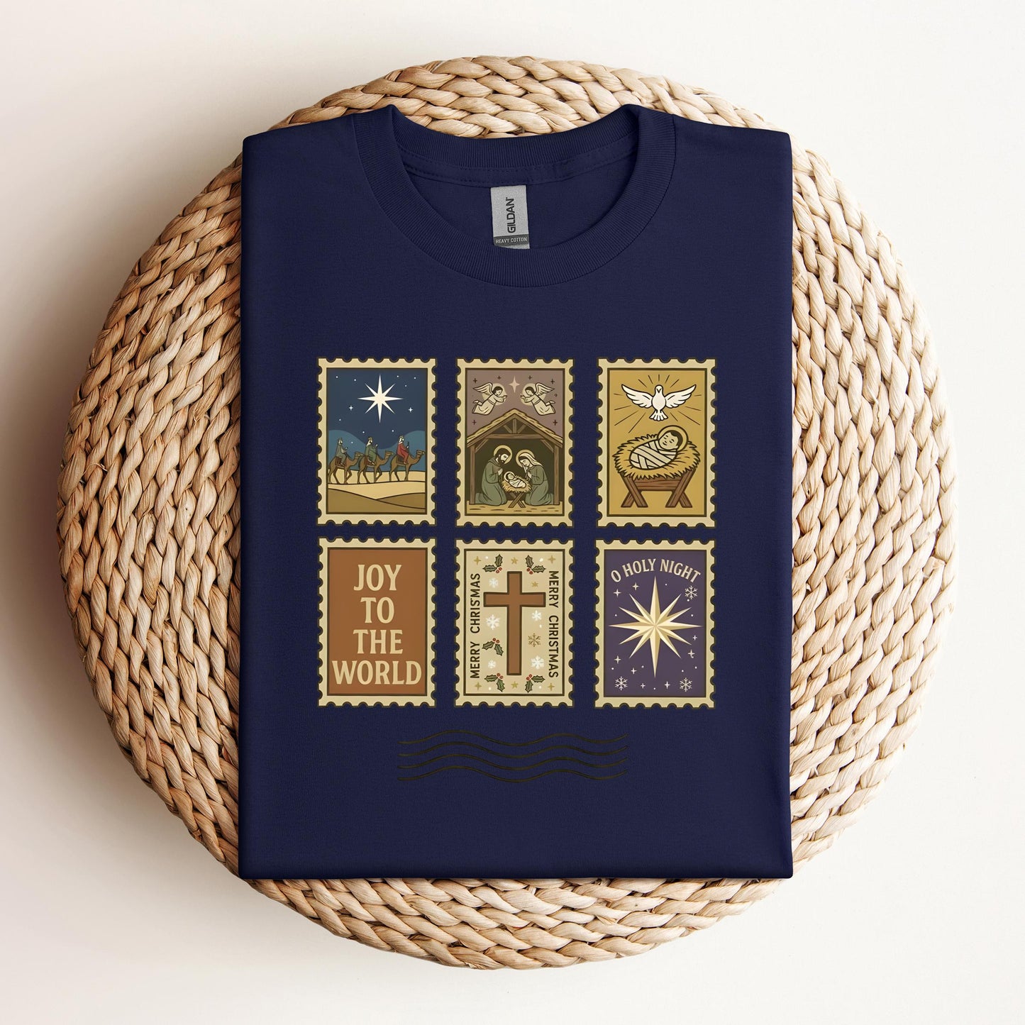 Nativity Christian Postage Stamp