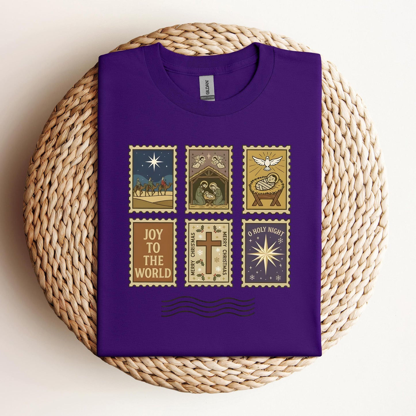 Nativity Christian Postage Stamp