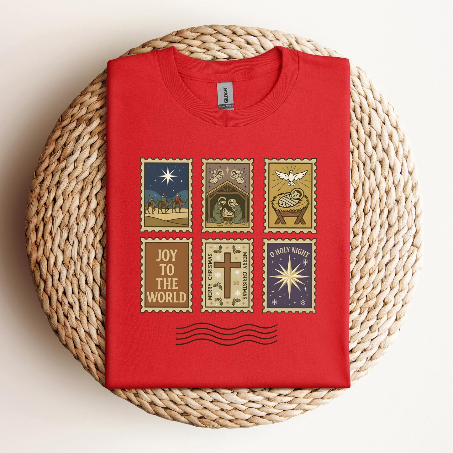 Nativity Christian Postage Stamp