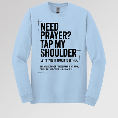 Need Prayer Tap My Shoulder 01