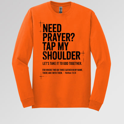 Need Prayer Tap My Shoulder 01