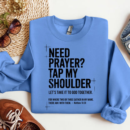 Need Prayer Tap My Shoulder 01