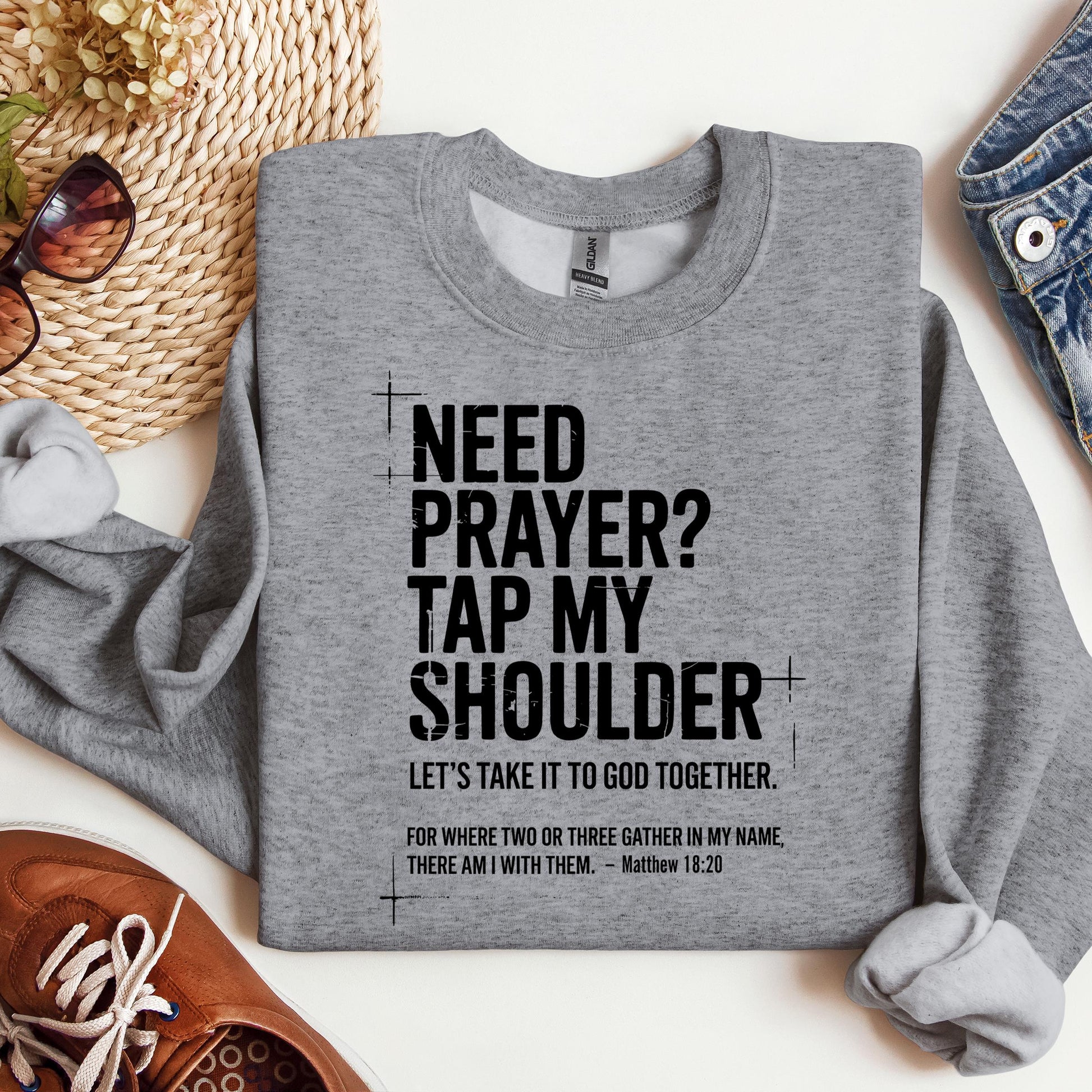 Need Prayer Tap My Shoulder 01