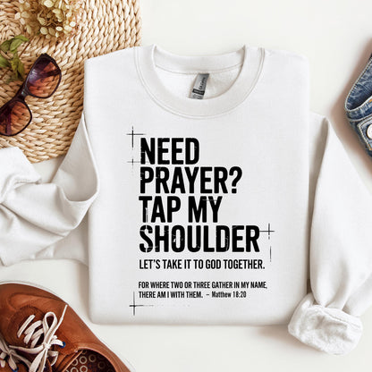 Need Prayer Tap My Shoulder 01