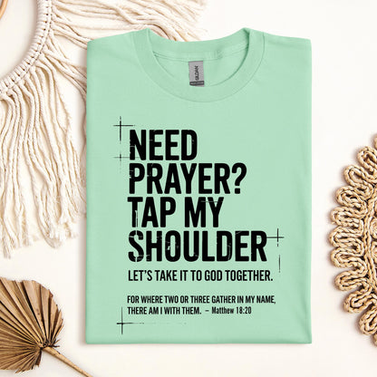 Need Prayer Tap My Shoulder 01