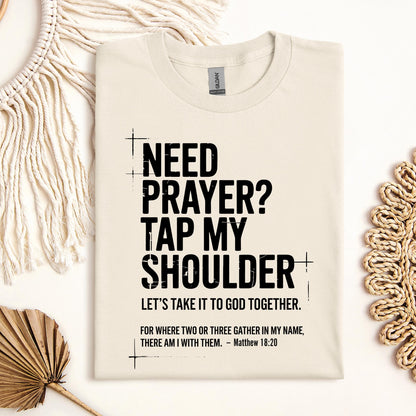 Need Prayer Tap My Shoulder 01