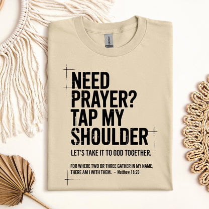 Need Prayer Tap My Shoulder 01
