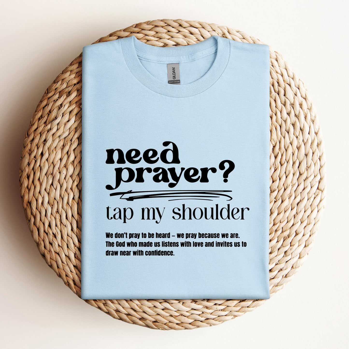 Need Prayer Tap My Shoulder