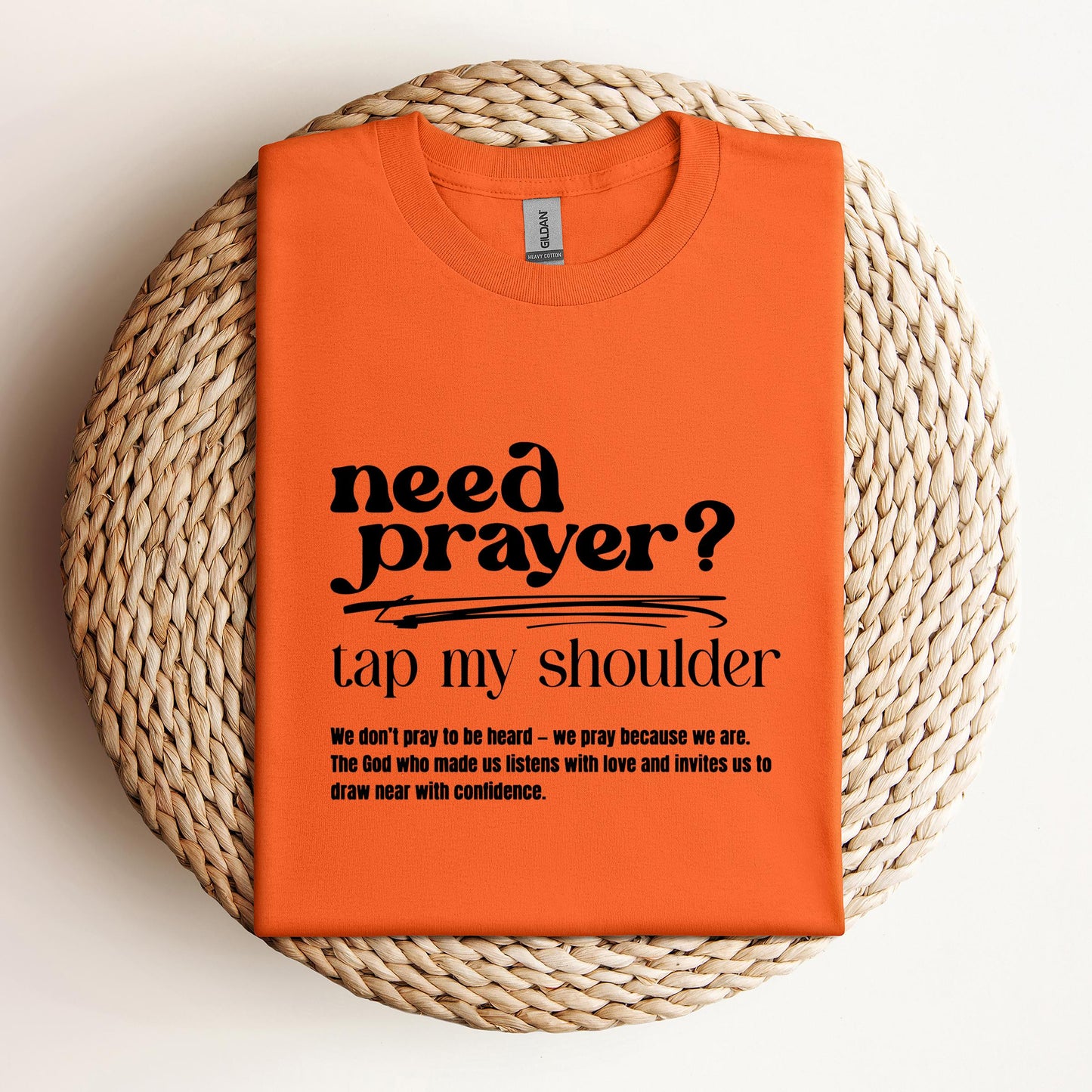 Need Prayer Tap My Shoulder