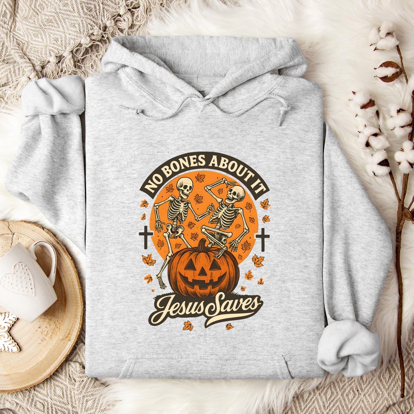 No Bones About It Jesus Saves 01 Hoodie