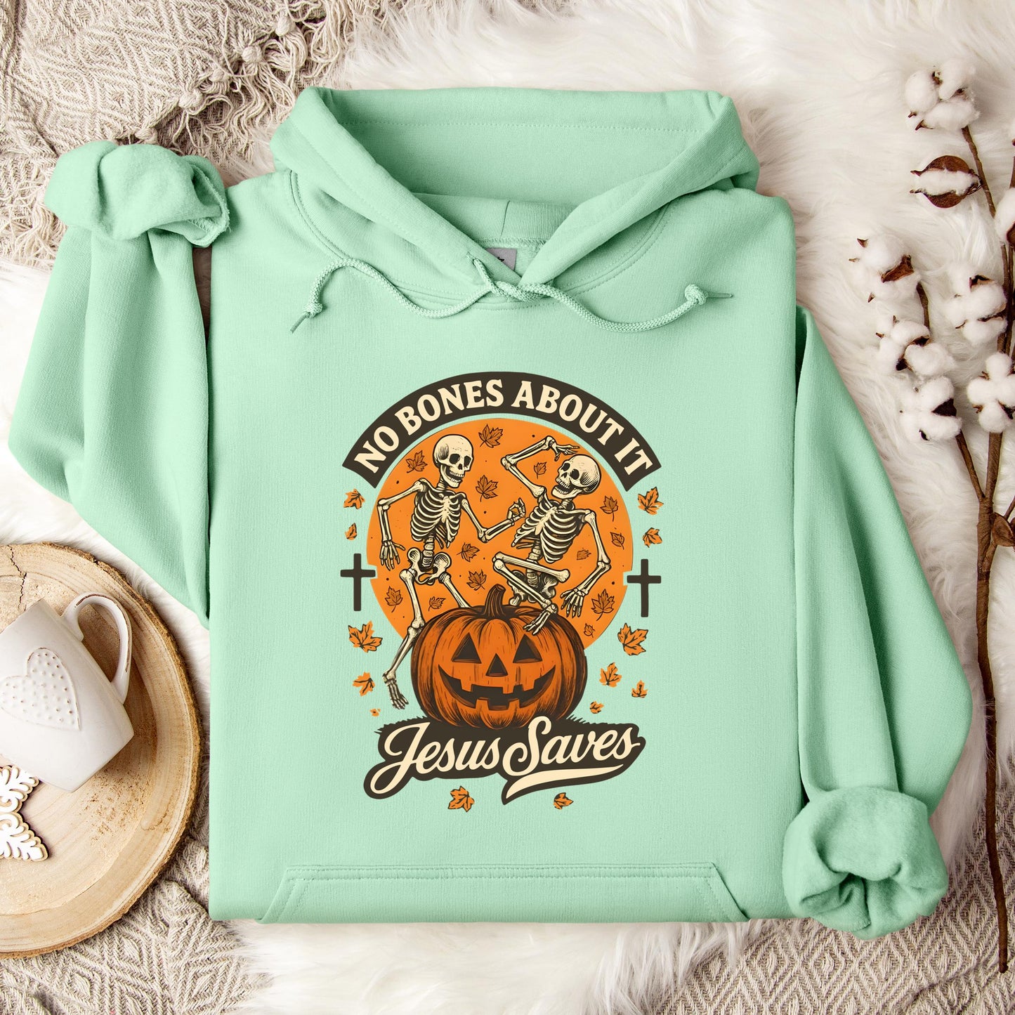 No Bones About It Jesus Saves 01 Hoodie