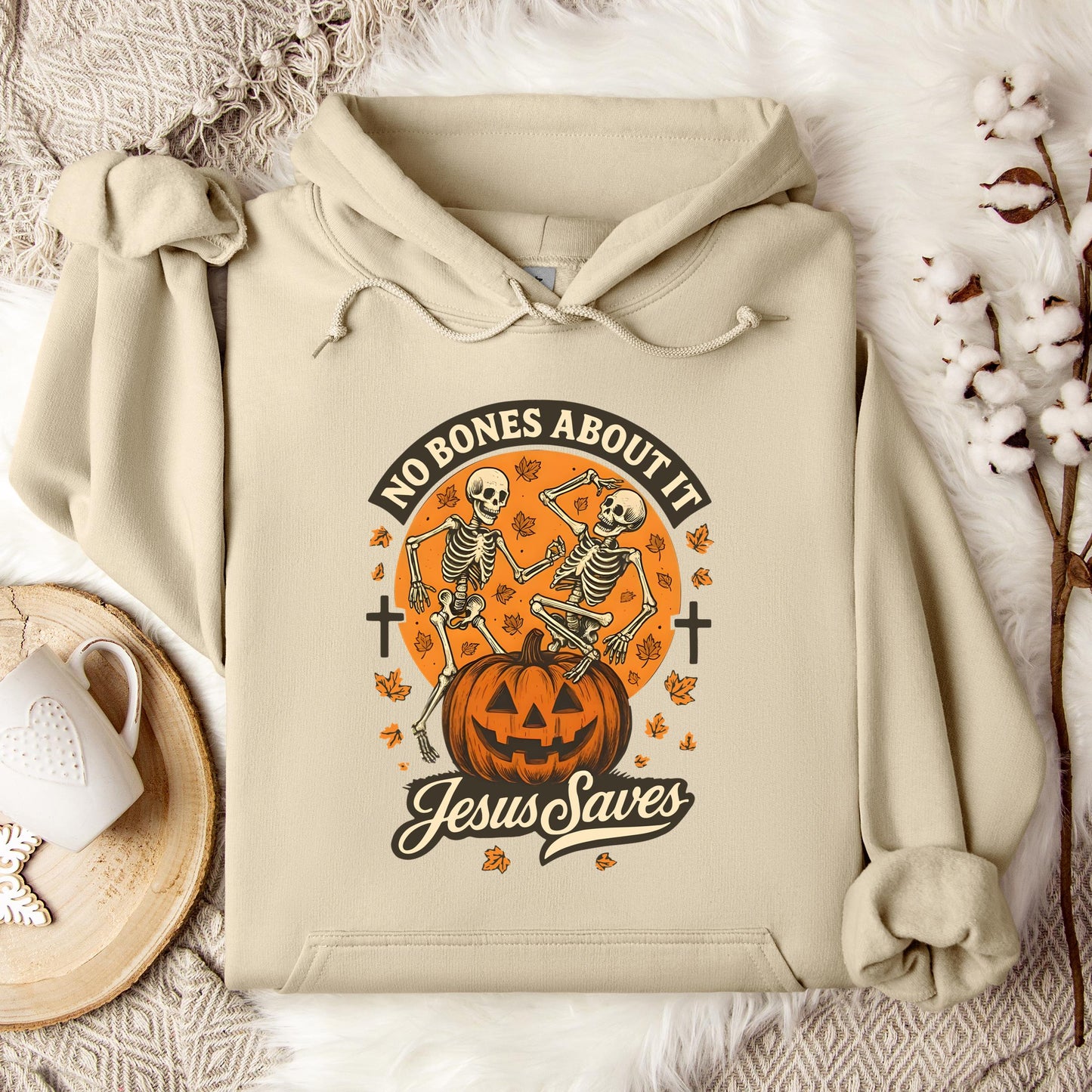 No Bones About It Jesus Saves 01 Hoodie