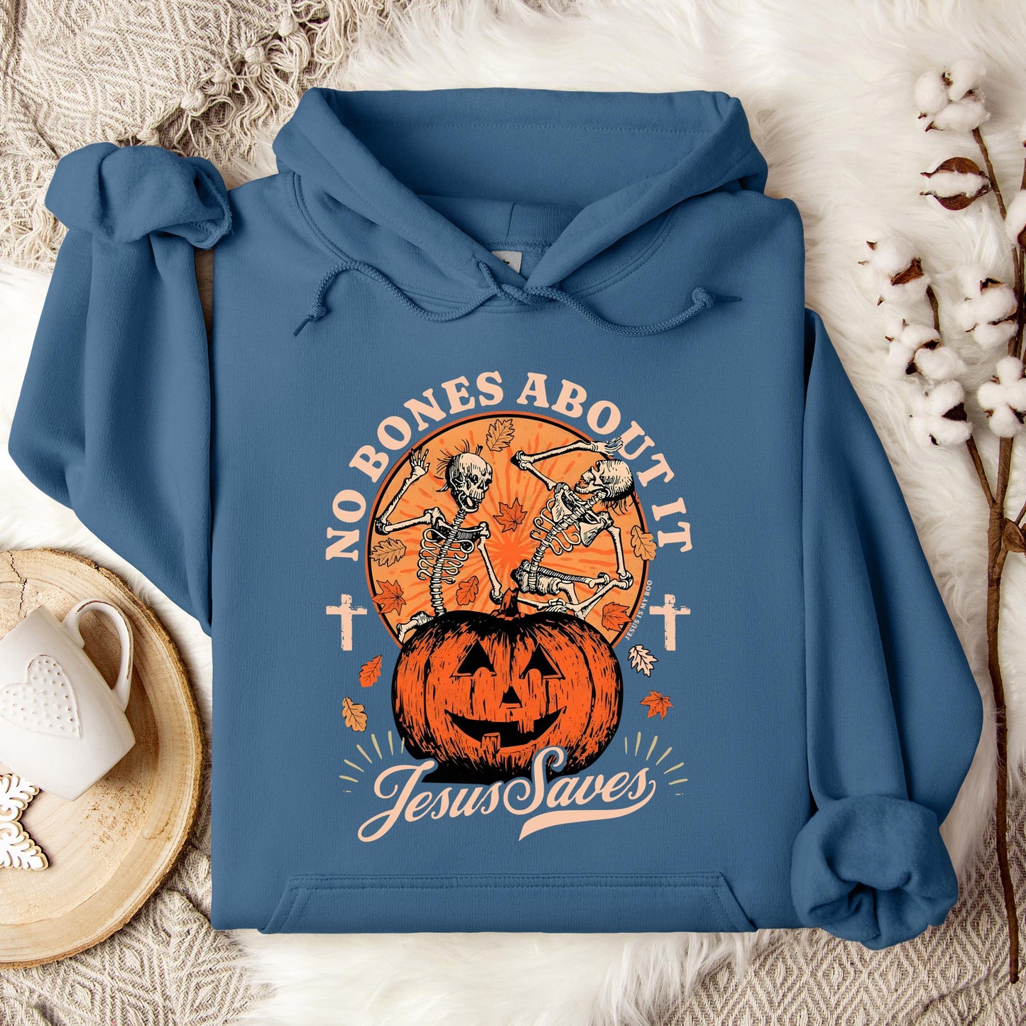 No Bones About It Jesus Saves Hoodie