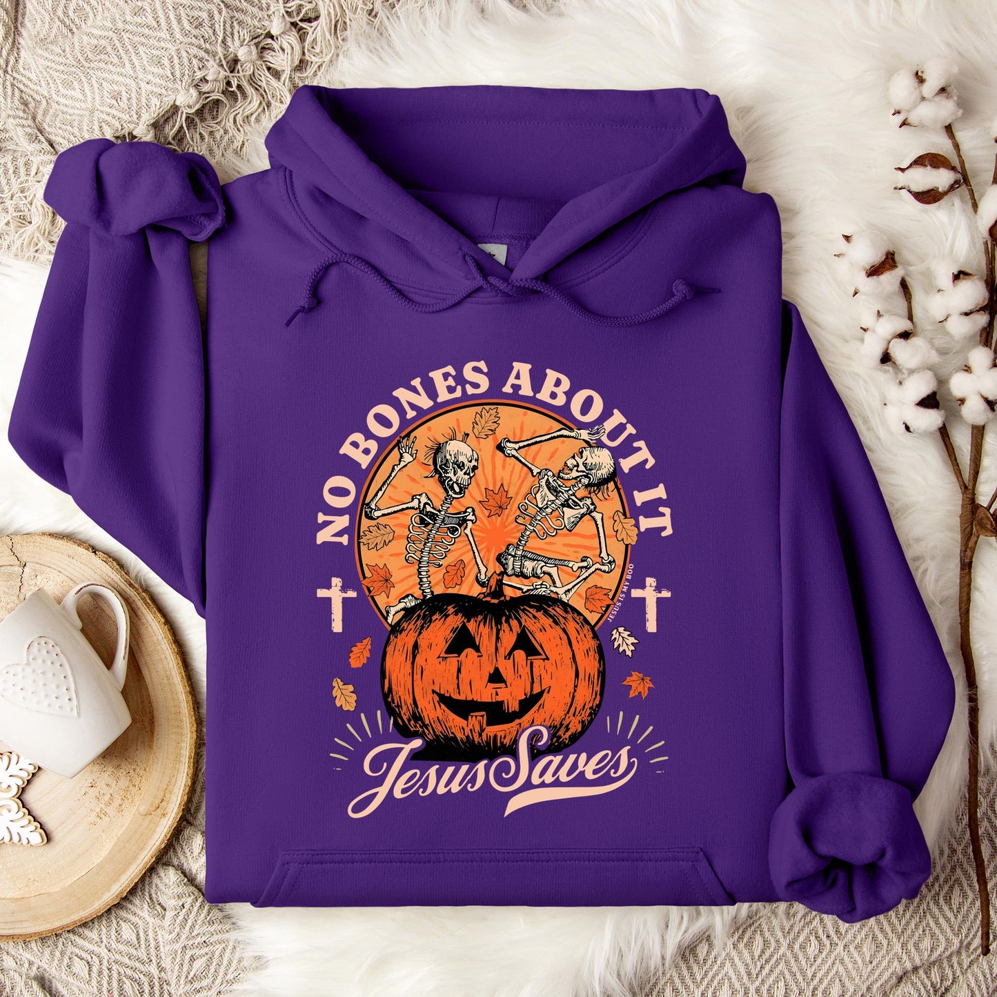 No Bones About It Jesus Saves Hoodie