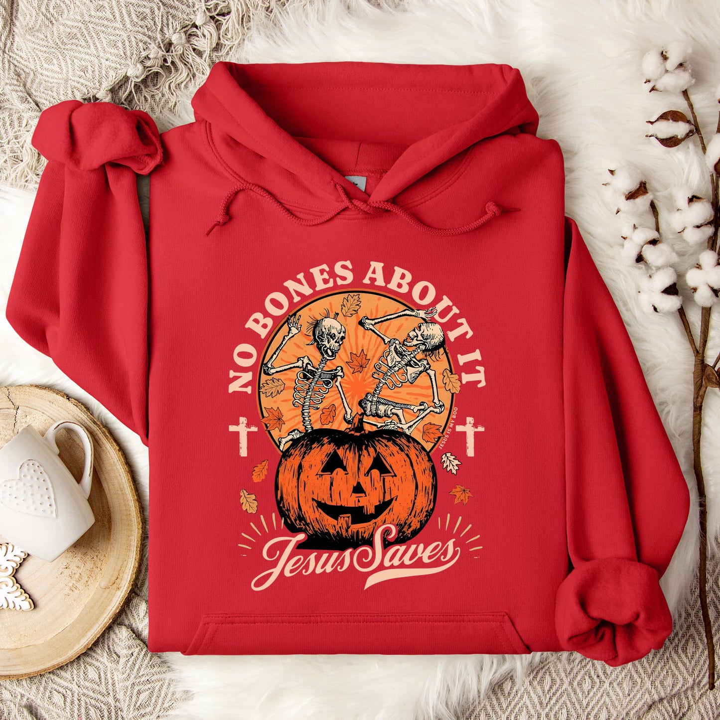 No Bones About It Jesus Saves Hoodie