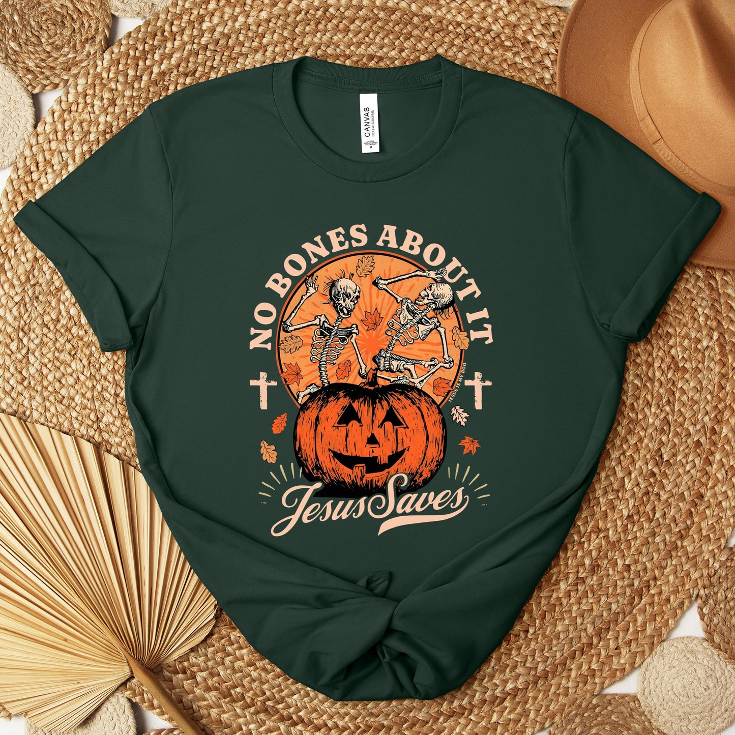 No Bones About It Jesus Saves Premium T-shirt