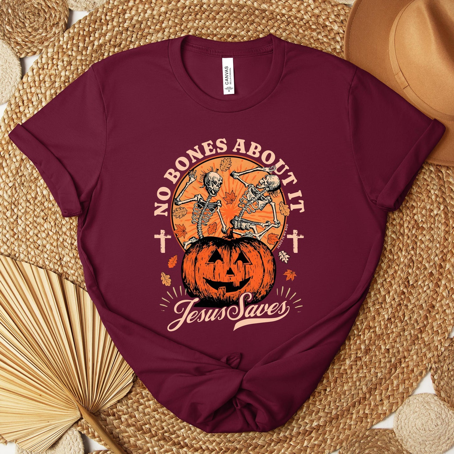 No Bones About It Jesus Saves Premium T-shirt