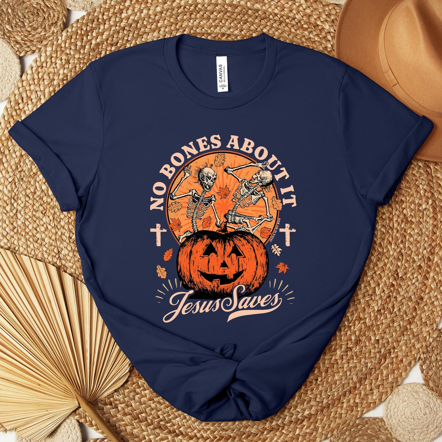 No Bones About It Jesus Saves Premium T-shirt