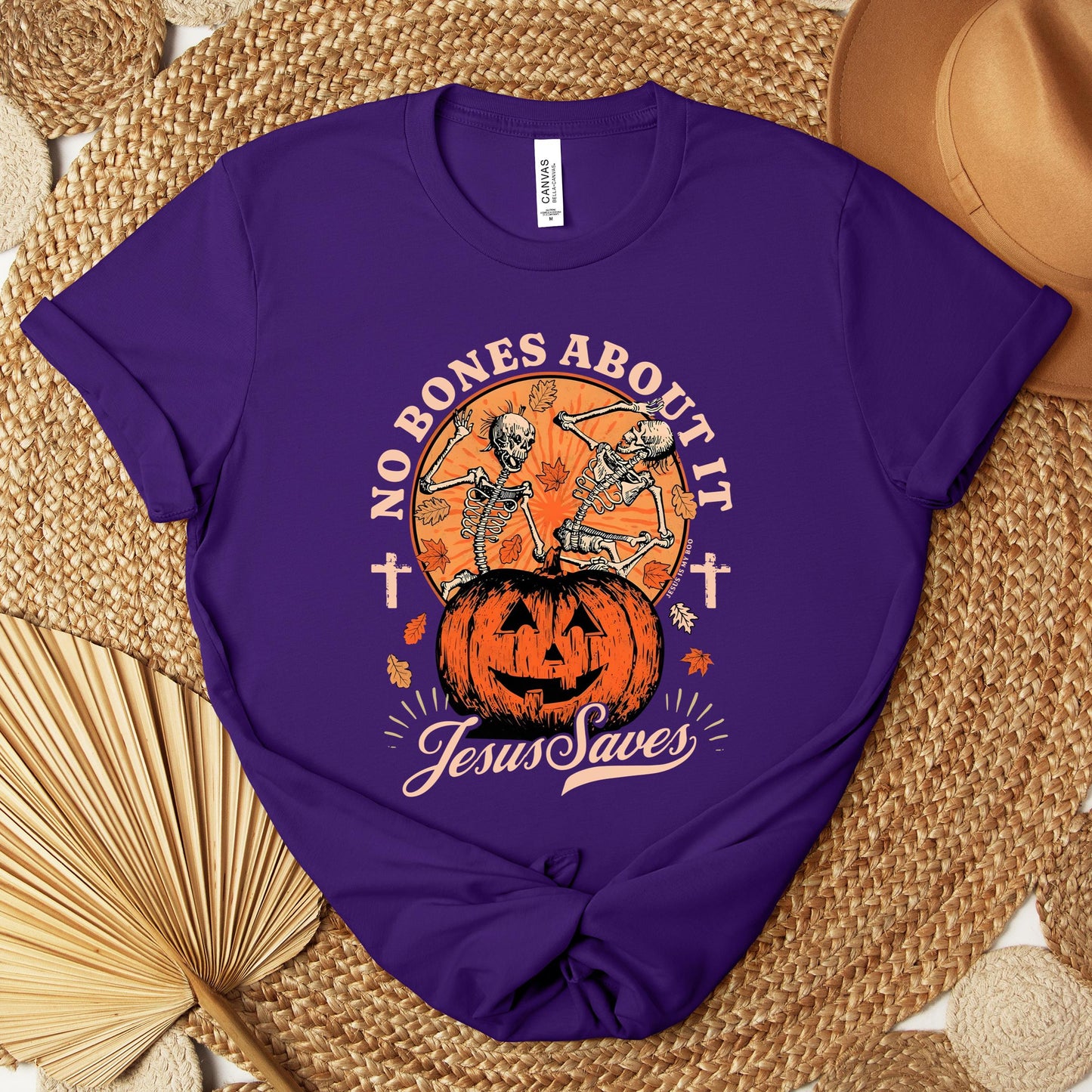 No Bones About It Jesus Saves Premium T-shirt