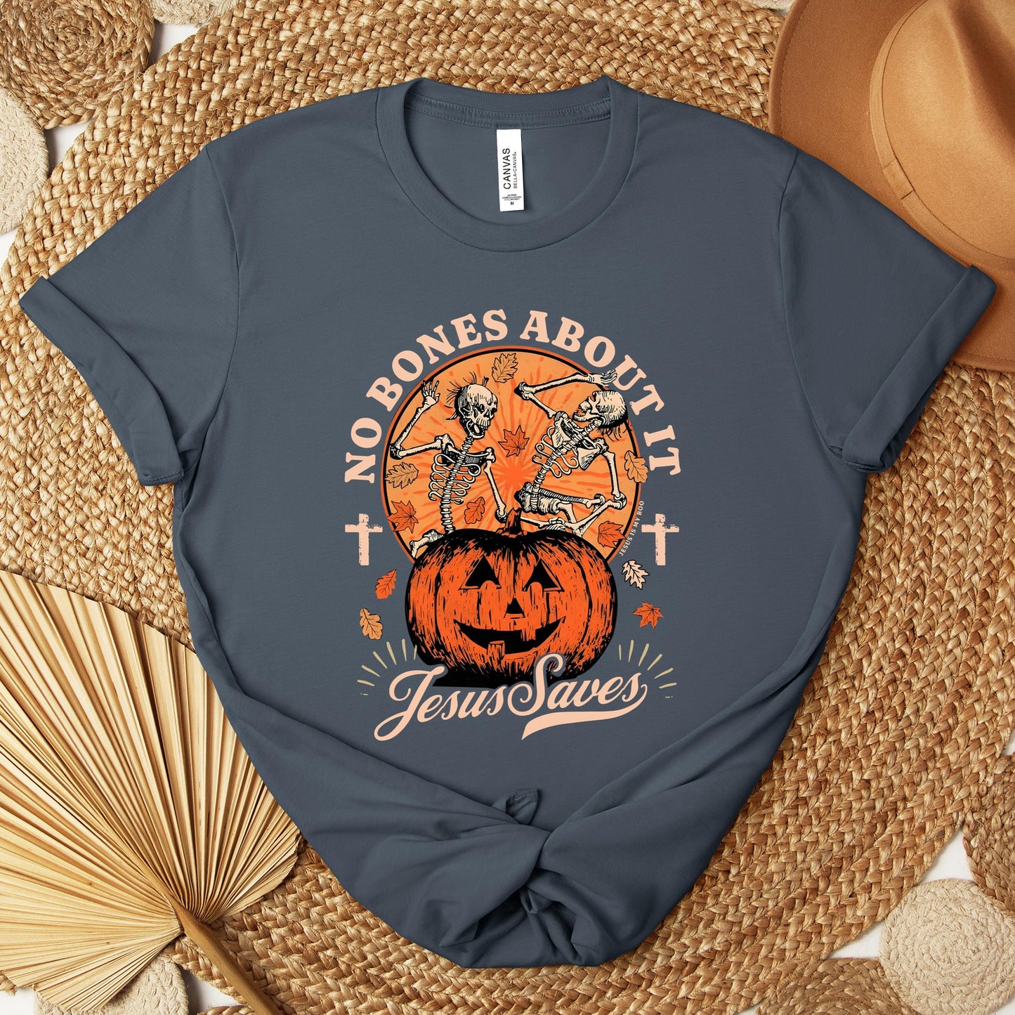 No Bones About It Jesus Saves Premium T-shirt