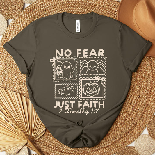 No Fear Just Faith 2 Timothy 1.7 Premium T-shirt