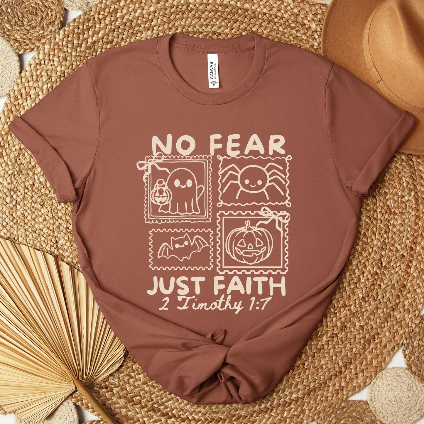 No Fear Just Faith 2 Timothy 1.7 Premium T-shirt