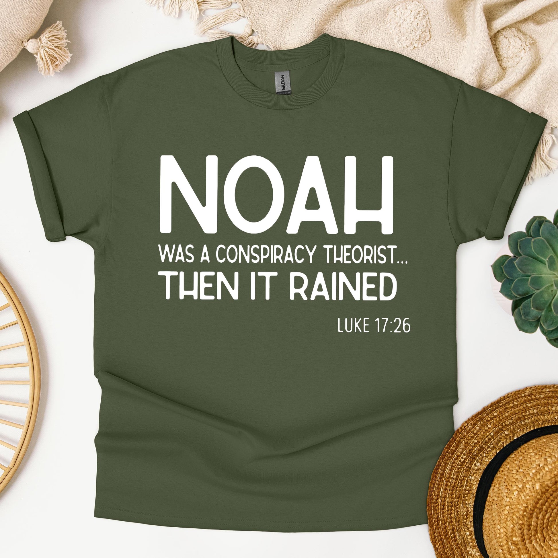 Noah Was A Conspiracy Theorist Then It Rained Luke 17.26