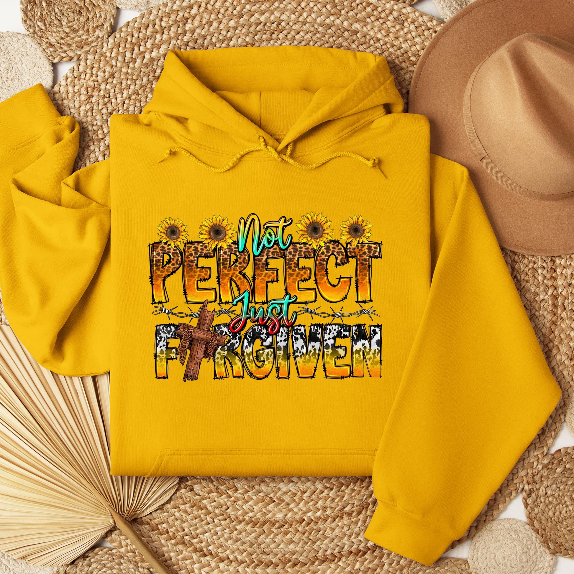 Not Perfect Just Forgiven Sunflower 01