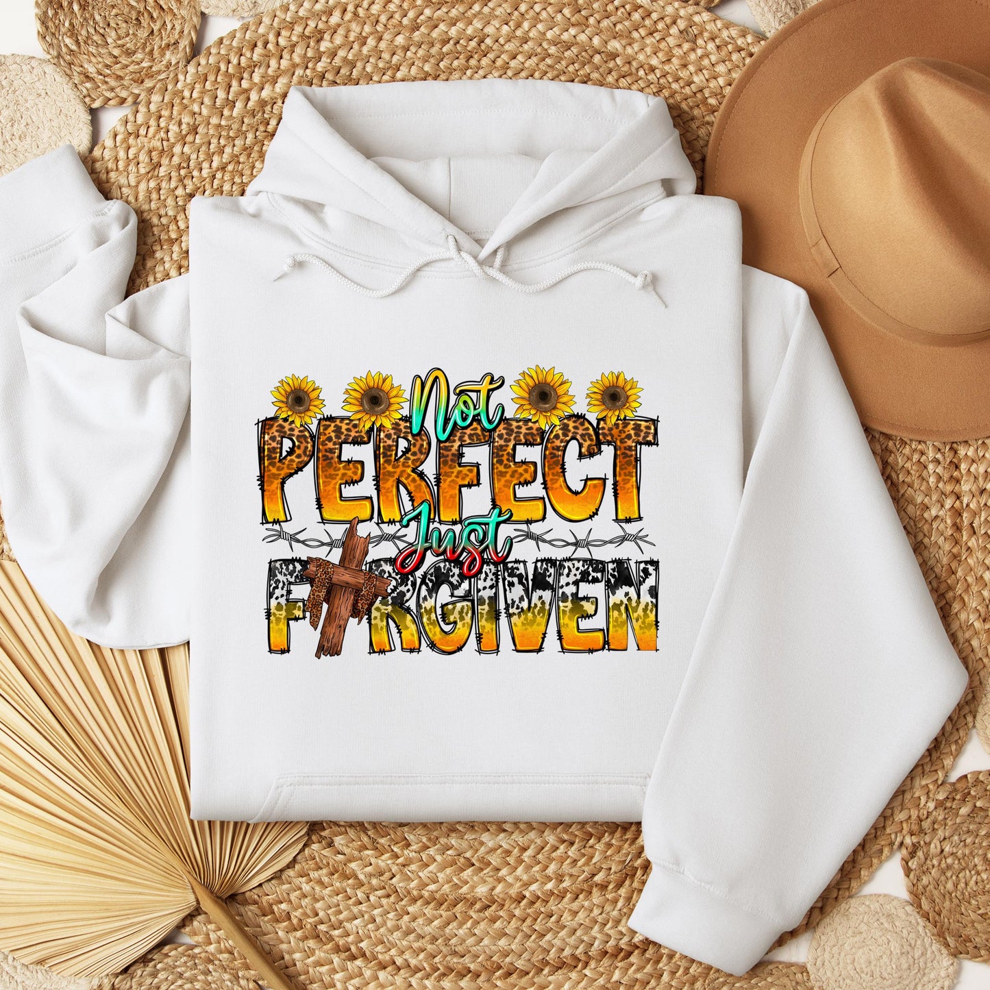 Not Perfect Just Forgiven Sunflower 01