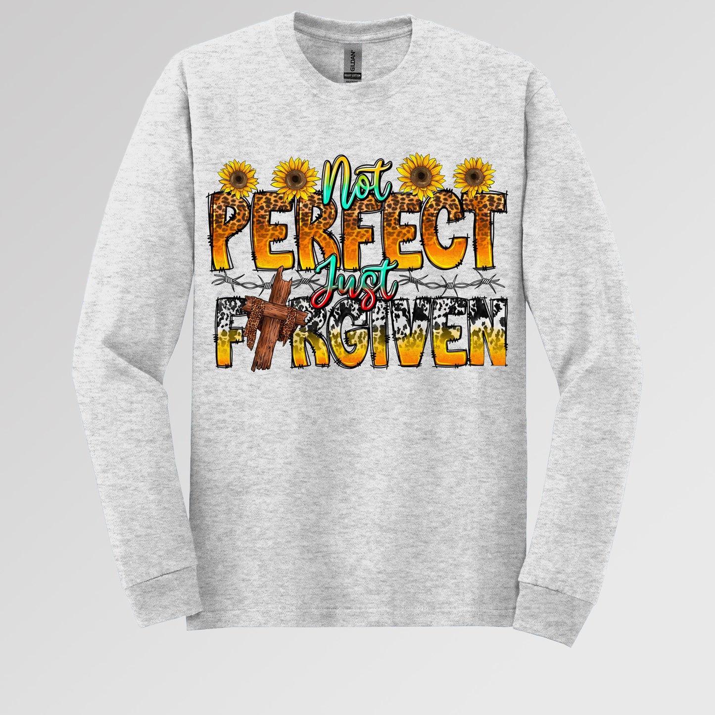 Not Perfect Just Forgiven Sunflower 01