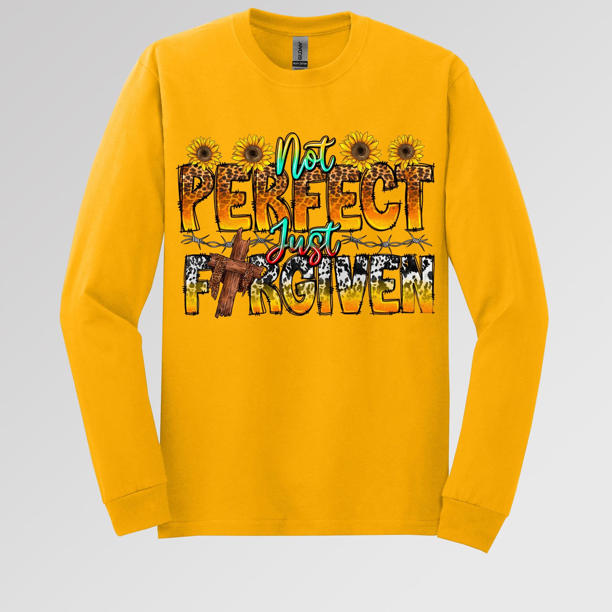 Not Perfect Just Forgiven Sunflower 01