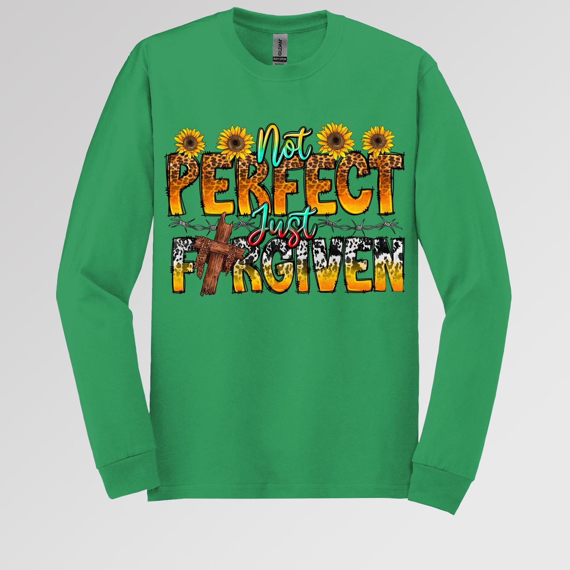 Not Perfect Just Forgiven Sunflower 01