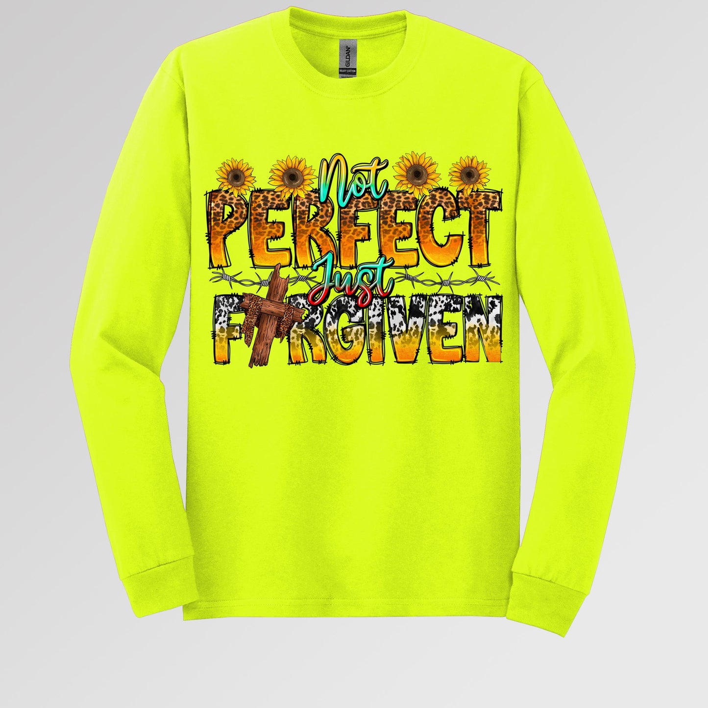 Not Perfect Just Forgiven Sunflower 01