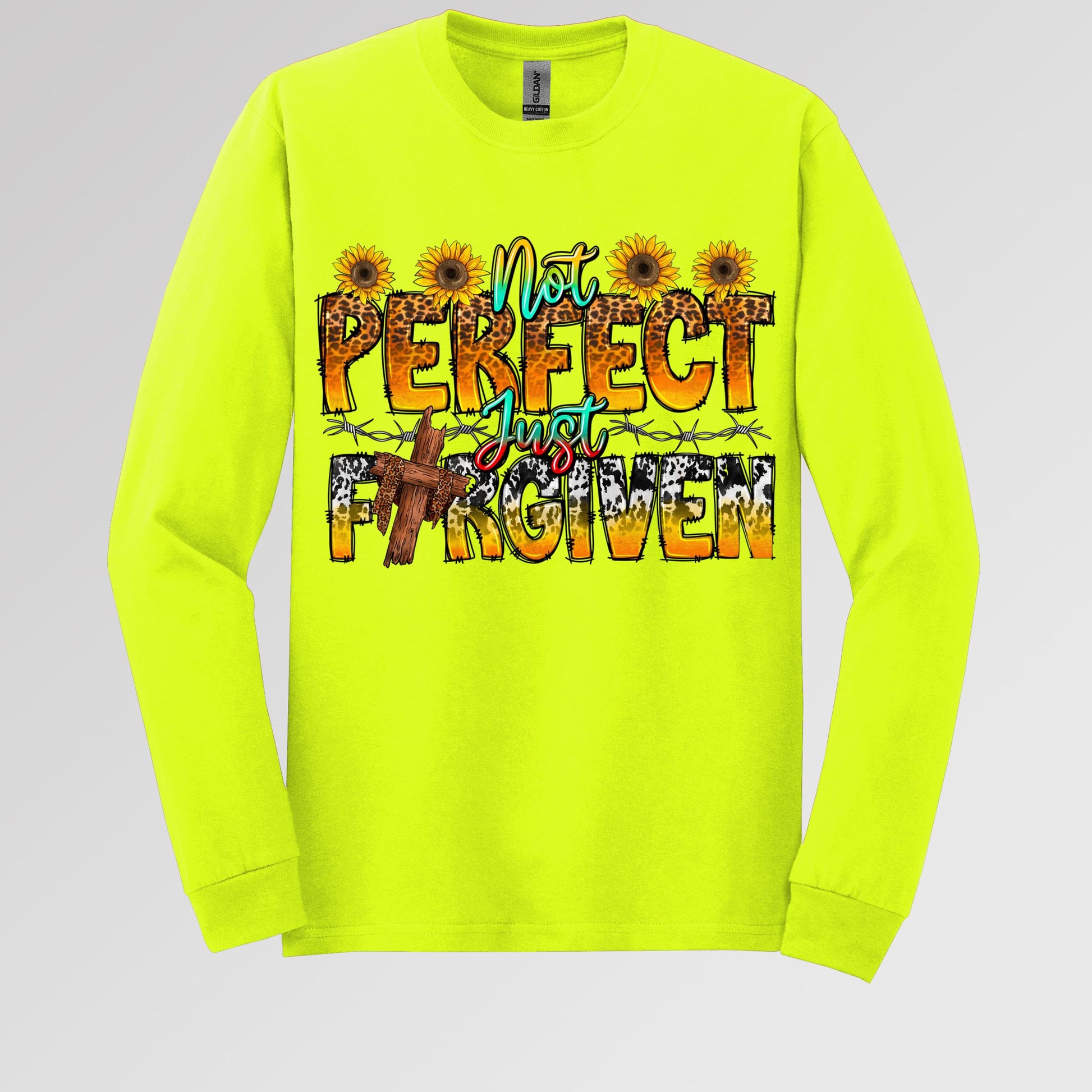 Not Perfect Just Forgiven Sunflower 01