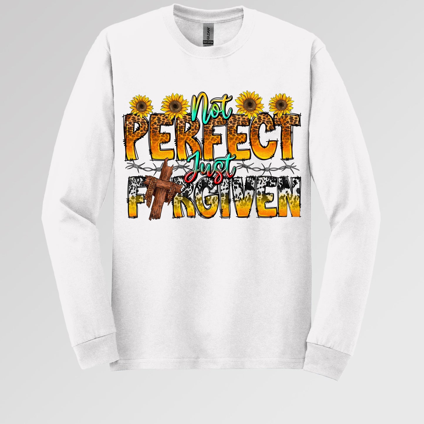 Not Perfect Just Forgiven Sunflower 01