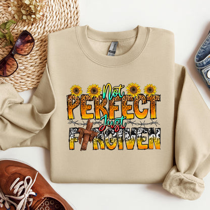Not Perfect Just Forgiven Sunflower 01