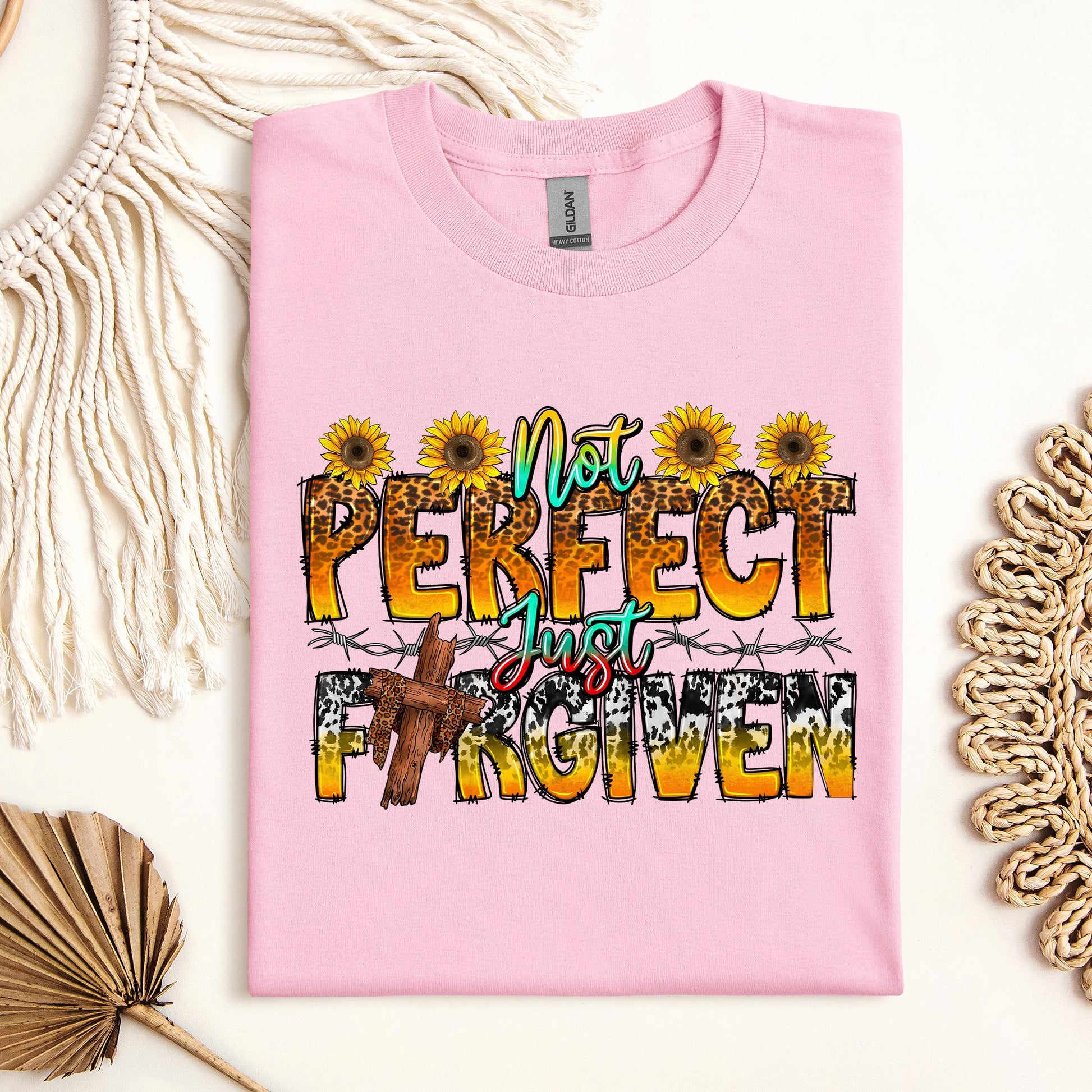 Not Perfect Just Forgiven Sunflower 01