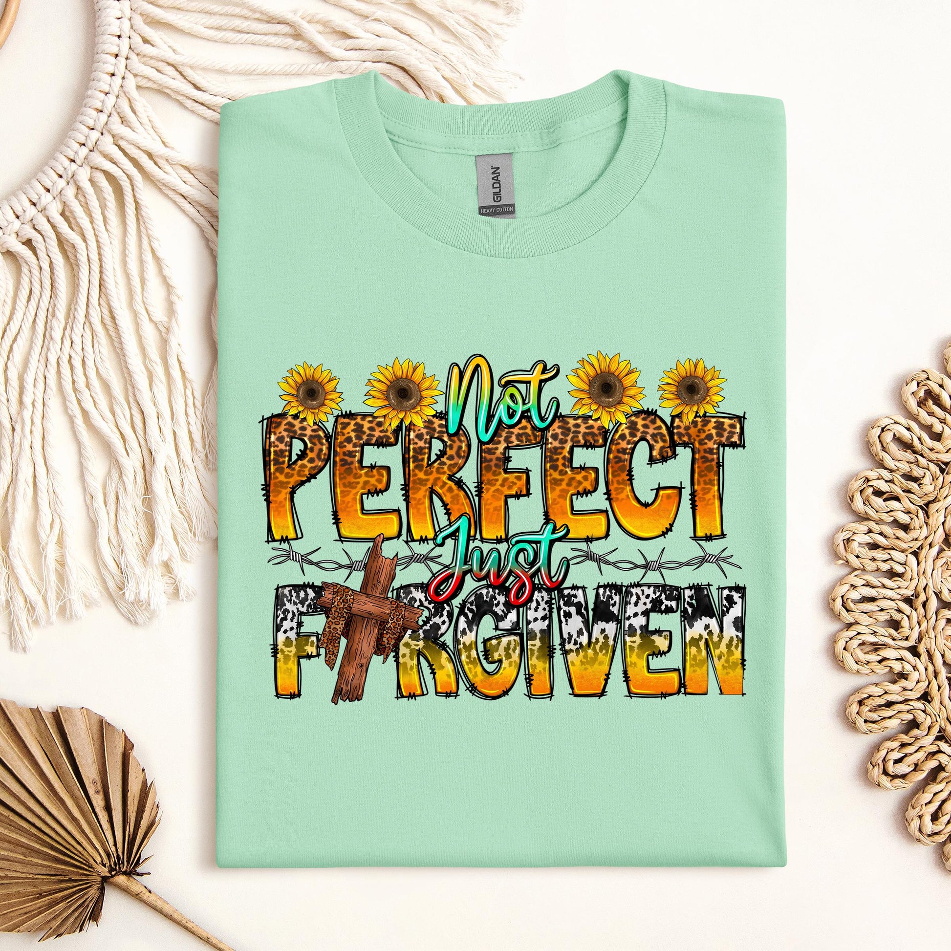 Not Perfect Just Forgiven Sunflower 01