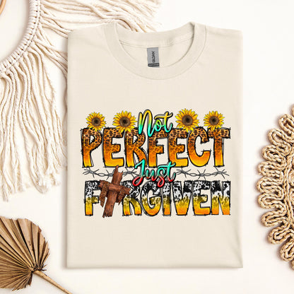Not Perfect Just Forgiven Sunflower 01